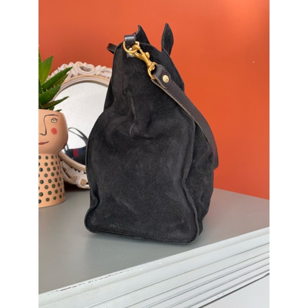 ✨Sold ✨ CLARE V. Simple Stripe Suede Tote - Picture 6 of 16
